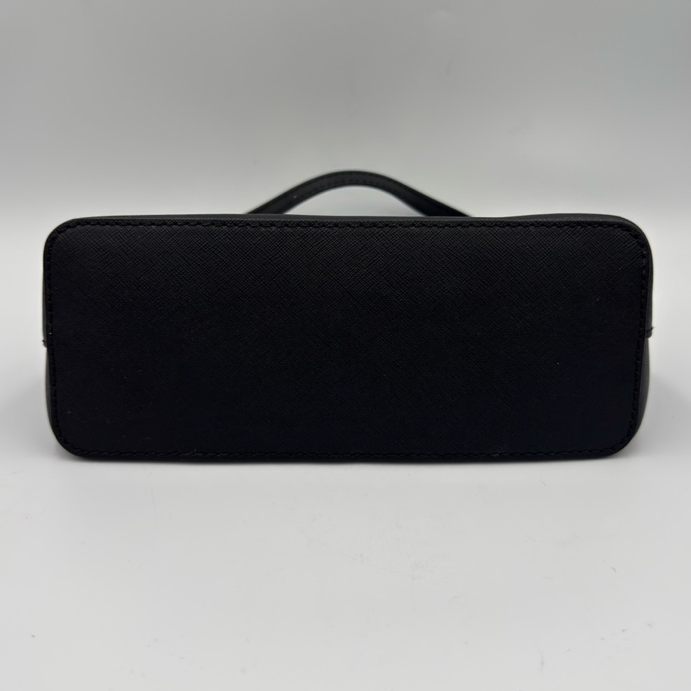 Michael Kors Black Saffiano Leather Cindy LG Dome Crossbody Bag Style: 38S8XCP3L - Picture 7 of 7